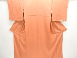 織り柄一ツ紋色無地着物